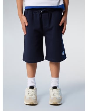 North Sails Sweat-Shorts Logo-Aufnäher
