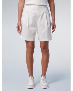 North Sails Kurze SeaCell™-Shorts, plissiert - Weiß