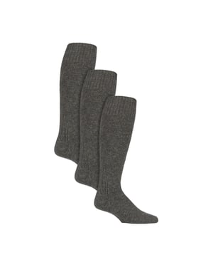 3er Pack Fischer Socken | Lange Wollsocken für Männer | Knielange Angelsocken