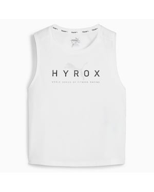 Puma x HYROX Fit Triblend Damen Weißes Top