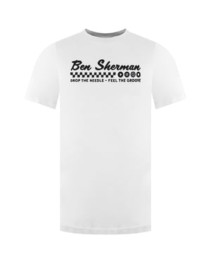 Ben Sherman Feel The Groove Herren Weißes T-Shirt