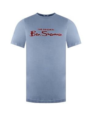 Ben Sherman Großes Logo Herren Blau T-Shirt