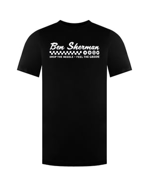 Ben Sherman Gefühl den Groove Herren schwarzes T-Shirt
