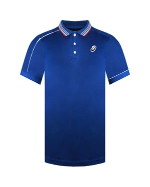 Asics Classic Herren Polo-Shirt in Marineblau für Tennis