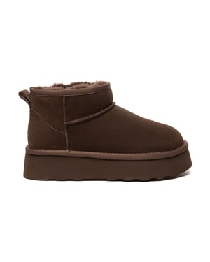 EVER AU Damen Heron Ultra Mini Plattform Stiefel
