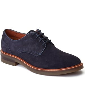 Base London Mawley Leder Herren Marine Oxford Schuhe