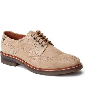 Base London Hatfield Leder Herren Sandschuhe mit Brogue-Muster
