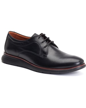 Base London Wing Leder Herrenschuhe in Schwarz Oxford Stil