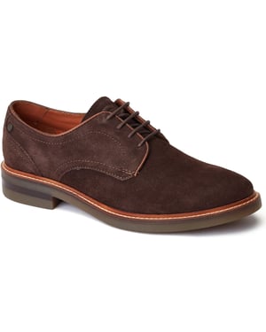 Base London Mawley Leder Herren Oxford Schuhe in verbranntem Braun