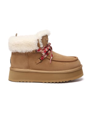 EVER AU Australien Damen Lapwing Knöcheluppen-Plattformstiefel