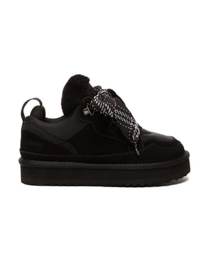 EVER AU Australien Damen Marmorierte Schnür-Plateau-Sneaker-Stiefel