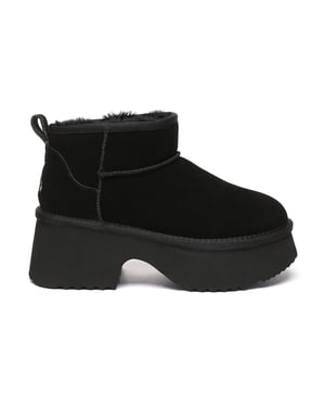 EVER AU Australien Damen Nicobar 3-Wege-Stil Plattform Mid Stiefel