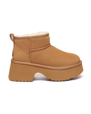 EVER AU Australien Damen Nicobar 3-Wege Stil Plattform Stiefel