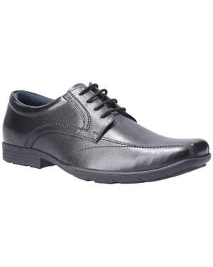 Pod Angus Leder Jungen Schwarze Schuhe