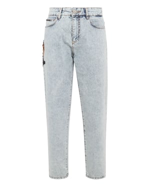 Jeans Mom Fit Paisley