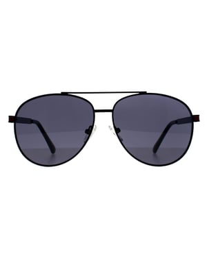 Guess GF5110 01A glÃ¤nzend schwarz grau Sonnenbrille