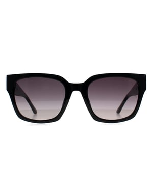 Guess GF6193 01B glÃ¤nzende schwarz-graue Sonnenbrille mit Farbverlauf