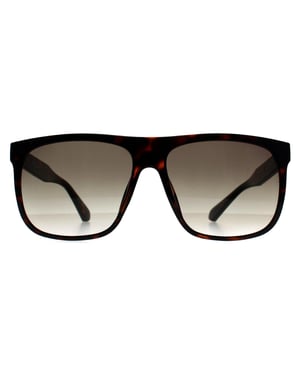 Guess GF5072 52P dunkle havannabraune Sonnenbrille mit Farbverlauf
