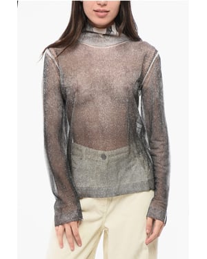 MM1 MM10 – Leichter Rollkragenpullover aus Seide in Grau