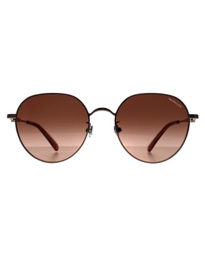 Moncler ML0236-K 34F glänzend hellbronze braun Farbverlauf Sonnenbrille