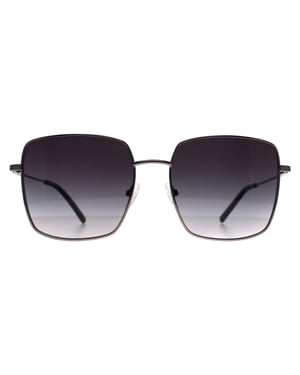 Calvin Klein CK22121S 051 Sonnenbrille mit leichtem rutheniumgrauem Farbverlauf