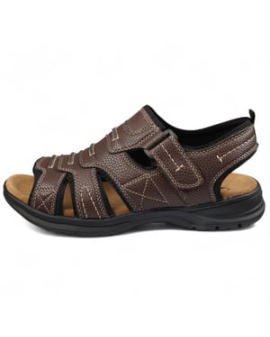 Leichte, lässige Sandalen für Herren in Marineblau mit offener Zehenpartie