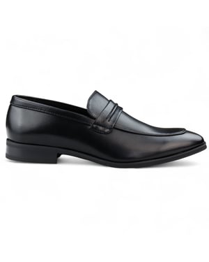 Herren Slip-On Loafer mit Lederfutter, schwarz