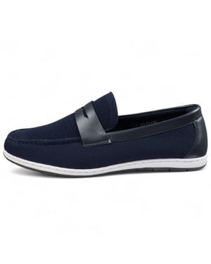 Atmungsaktive Slipper für Herren in Marineblau, leicht