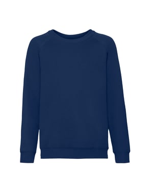 Fruit of the Loom - "Classic" Sweatshirt für Kinder Raglanärmel (Marineblau)