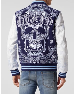 Lederblouson Paisley