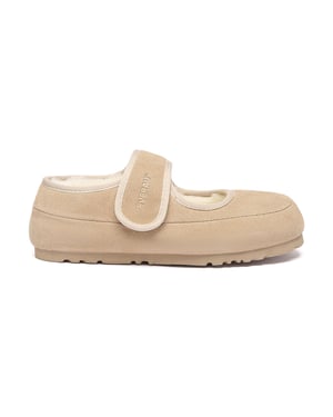 EVER AU Australien Damen Teal Verstellbare Riemen Schaffell Hausschuhe