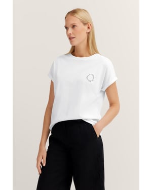 Bugatti Damen T-Shirt aus Bio-Baumwolle