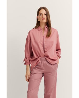 Bugatti Damen Hemdbluse aus Baumwoll-Satin