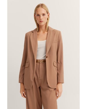 Bugatti Damen Blazer aus elastischem Viskosemix