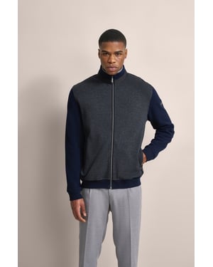 Bugatti Herren Sweatjacke mit Eingrifftasche
