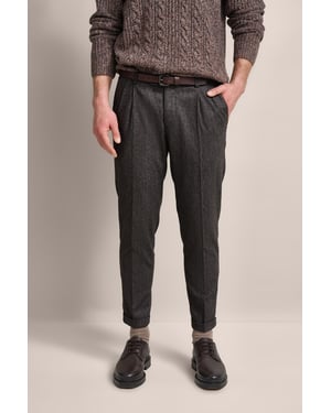 Bugatti Herren Bundfaltenhose besonders soft