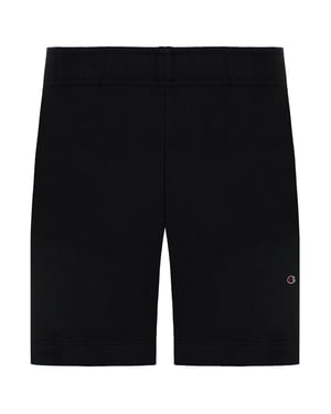 Champion Logo Damen Schwarze Shorts