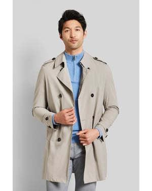 Bugatti Herren Trenchcoat mit Taillengürtel