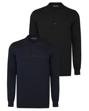 Pullover Pullover Mit Polo-Kragen 2Er-Pack