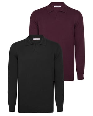 Pullover Pullover Mit Polo-Kragen 2Er-Pack