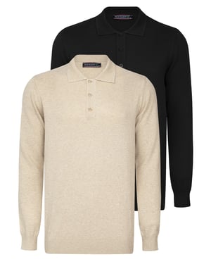 Pullover Pullover Mit Polo-Kragen 2Er-Pack