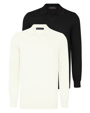 Pullover Pullover Mit Polo-Kragen 2Er-Pack