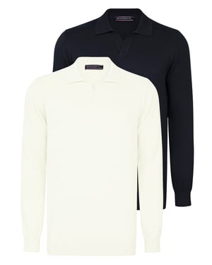 Pullover Pullover Mit Polo-Kragen 2Er-Pack