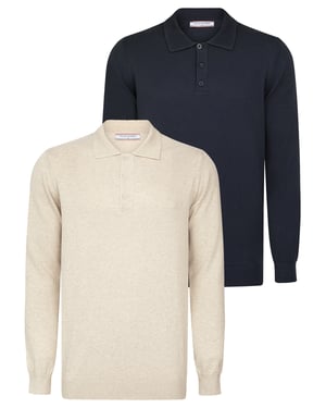 Pullover Pullover Mit Polo-Kragen 2Er-Pack