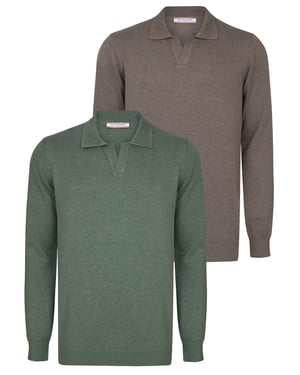 Pullover Pullover Mit Polo-Kragen 2Er-Pack