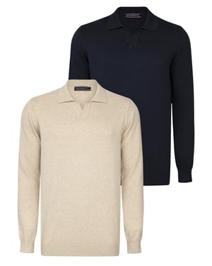 Pullover Pullover Mit Polo-Kragen 2Er-Pack