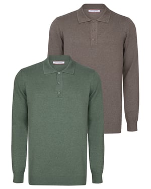Pullover Pullover Mit Polo-Kragen 2Er-Pack