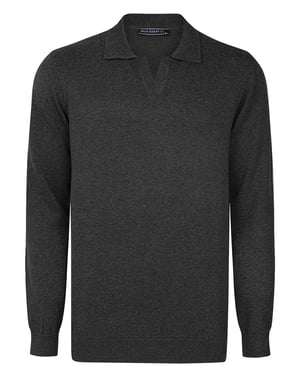 Pullover Pullover Mit Polokragen - Knopflos