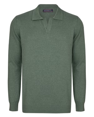 Pullover Pullover Mit Polokragen - Knopflos