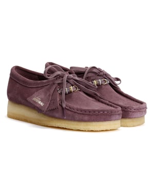 Clarks Originals Wallabee Suede Damen Lila Schuhe